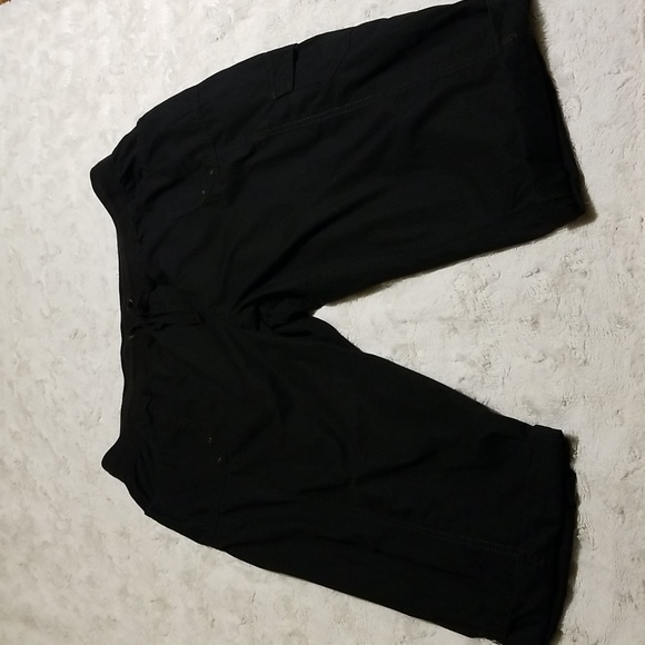 Faded Glory Pants - Faded Glory Womens Black Cargo Capris Size 22